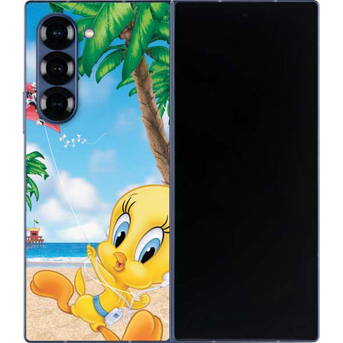 Looney Tunes Tweety Bird Ipod Galaxy Z Fold6 Skin