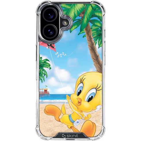 Looney Tunes Tweety Bird Ipod iPhone 16 Plus Clear Case