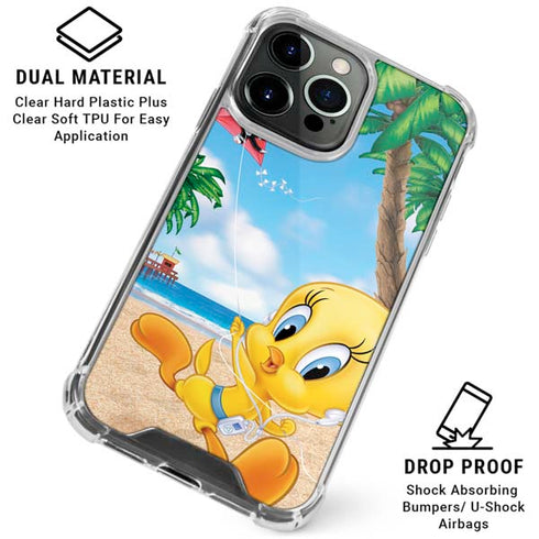 Looney Tunes Tweety Bird Ipod iPhone 16 Pro Max Clear Case