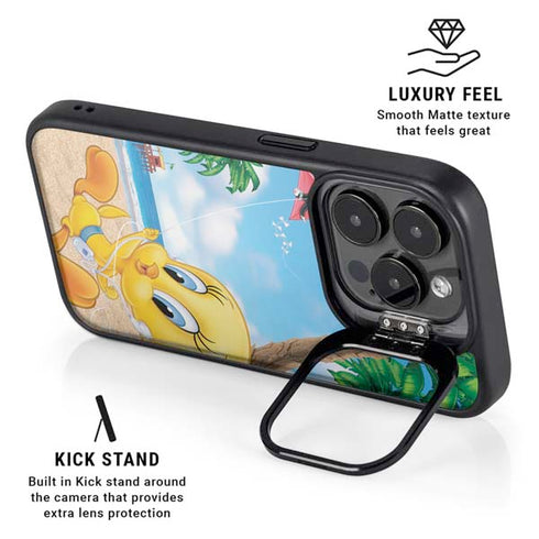Looney Tunes Tweety Bird Ipod iPhone 16 Pro Max Kickstand Case