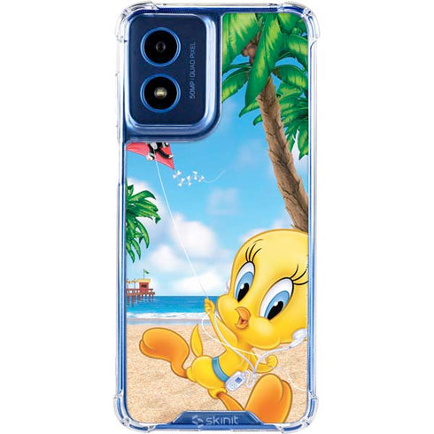 Looney Tunes Tweety Bird Ipod Moto G Play 4G (2024) Clear Case