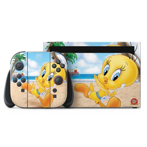 Looney Tunes Tweety Bird Ipod Nintendo Switch 2 (2025) with Joy-Con Skin