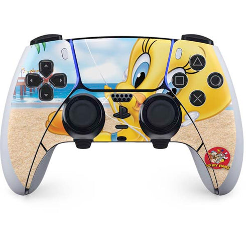 Looney Tunes Tweety Bird Ipod PS5 DualSense Edge Pro Controller Skin
