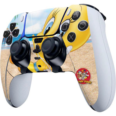 Looney Tunes Tweety Bird Ipod PS5 DualSense Edge Pro Controller Skin