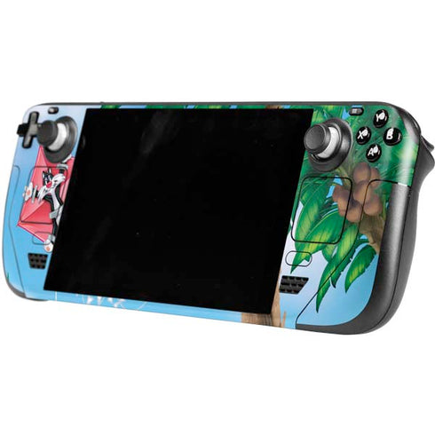 Looney Tunes Tweety Bird Ipod Steam Deck Handheld Gaming Computer OLED Skin