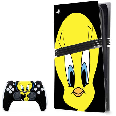 Looney Tunes Tweety Bird PS5 Pro Bundle Skin