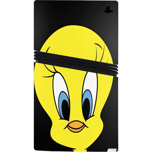 Looney Tunes Tweety Bird PS5 Pro Console Skin