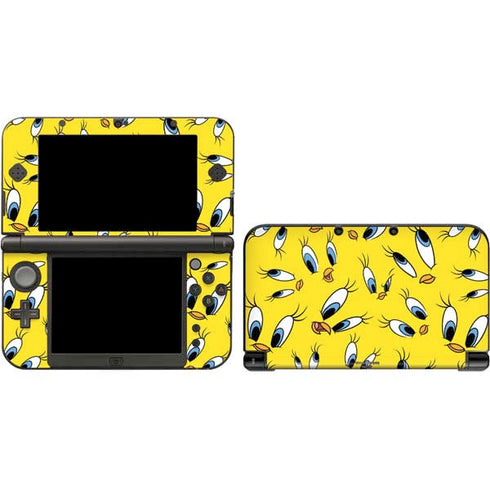 Looney Tunes Tweety Bird Super Sized Pattern Nintendo Skins