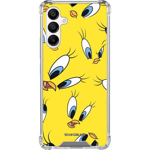 Looney Tunes Tweety Bird Super Sized Pattern Galaxy A16 5G Clear Case