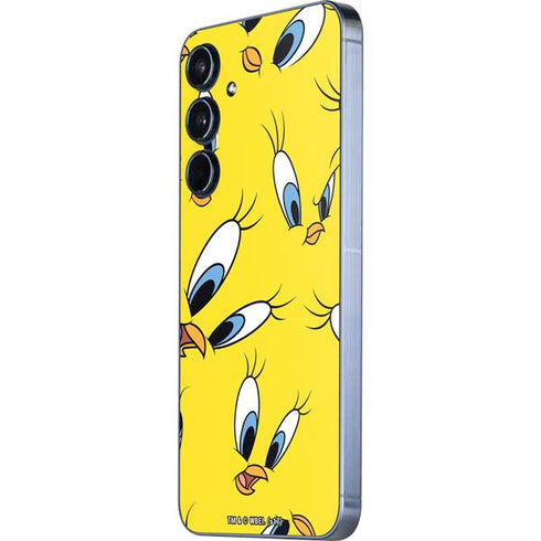 Looney Tunes Tweety Bird Super Sized Pattern Galaxy A35 5G Skin
