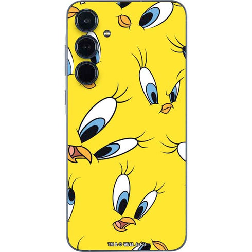 Looney Tunes Tweety Bird Super Sized Pattern Galaxy A36 5G Skin
