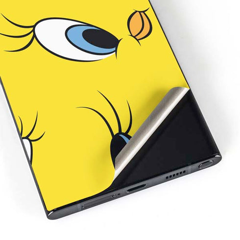 Looney Tunes Tweety Bird Super Sized Pattern Galaxy S24 Ultra Skin