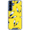 Looney Tunes Tweety Bird Super Sized Pattern Galaxy S25 Clear Case