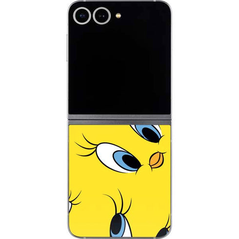 Looney Tunes Tweety Bird Super Sized Pattern Galaxy Z Flip6 Skin