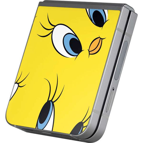 Looney Tunes Tweety Bird Super Sized Pattern Galaxy Z Flip6 Skin