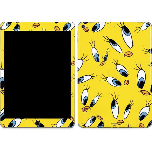 Looney Tunes Tweety Bird Super Sized Pattern iPad Skins