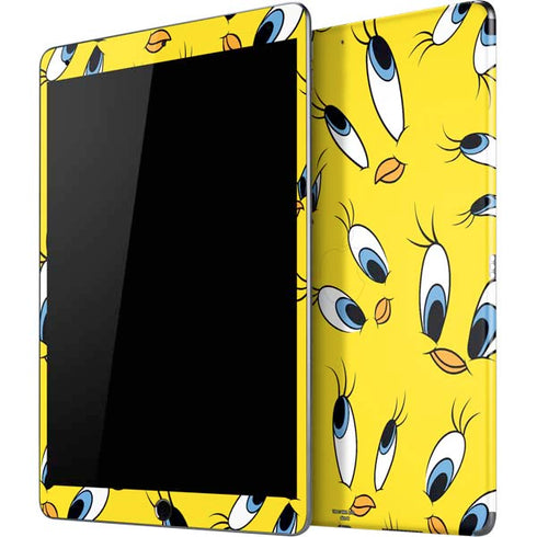 Looney Tunes Tweety Bird Super Sized Pattern iPad Skins