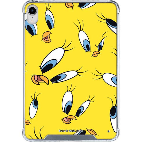 Looney Tunes Tweety Bird Super Sized Pattern iPad 11th Gen (2025) Clear Case