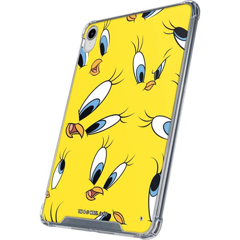 Looney Tunes Tweety Bird Super Sized Pattern iPad 11th Gen (2025) Clear Case