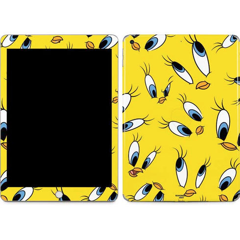 Looney Tunes Tweety Bird Super Sized Pattern Apple iPad Skin