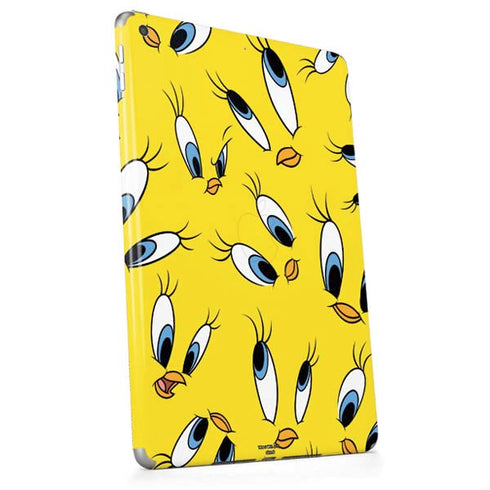 Looney Tunes Tweety Bird Super Sized Pattern Apple iPad Skin