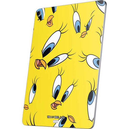 Looney Tunes Tweety Bird Super Sized Pattern Apple iPad Air Skin