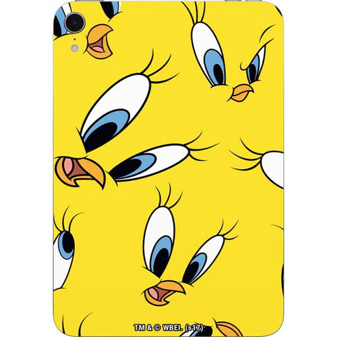 Looney Tunes Tweety Bird Super Sized Pattern Apple iPad Mini Skin