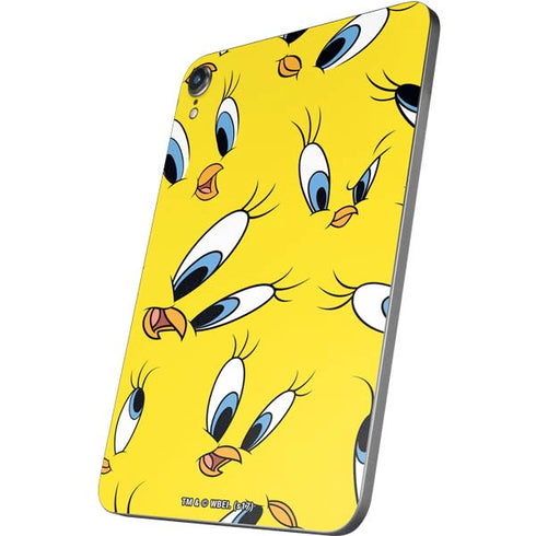 Looney Tunes Tweety Bird Super Sized Pattern Apple iPad Mini Skin