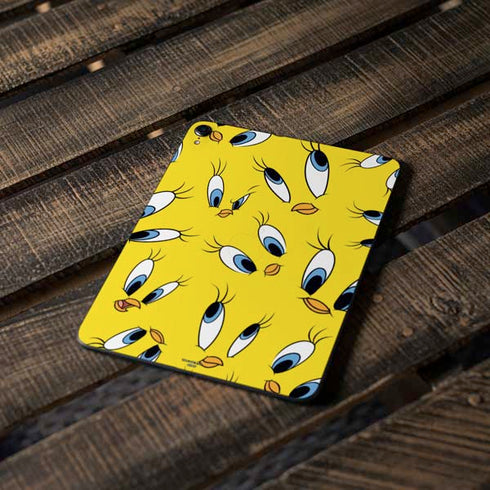Looney Tunes Tweety Bird Super Sized Pattern Apple iPad Pro Skin