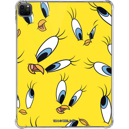 Looney Tunes Tweety Bird Super Sized Pattern iPad Pro 11in (2024) Clear Case