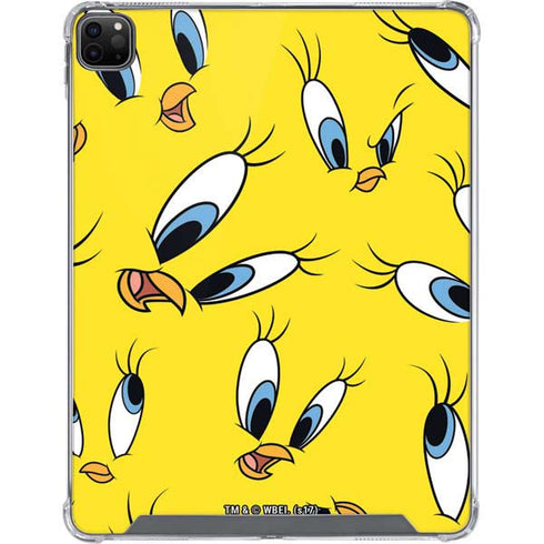Looney Tunes Tweety Bird Super Sized Pattern iPad Cases