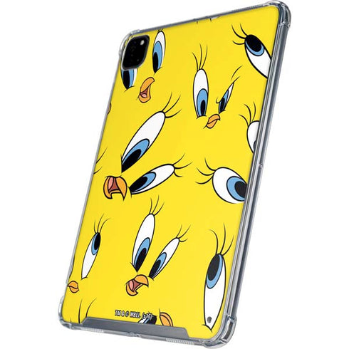 Looney Tunes Tweety Bird Super Sized Pattern iPad Cases