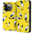 Looney Tunes Tweety Bird Super Sized Pattern iPhone 14 Pro Folio Case