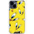 Looney Tunes Tweety Bird Super Sized Pattern iPhone 15 Clear Case