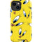 Looney Tunes Tweety Bird Super Sized Pattern iPhone 15 Impact Case