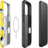 Looney Tunes Tweety Bird Super Sized Pattern iPhone 16 Pro Magsafe Impact Case