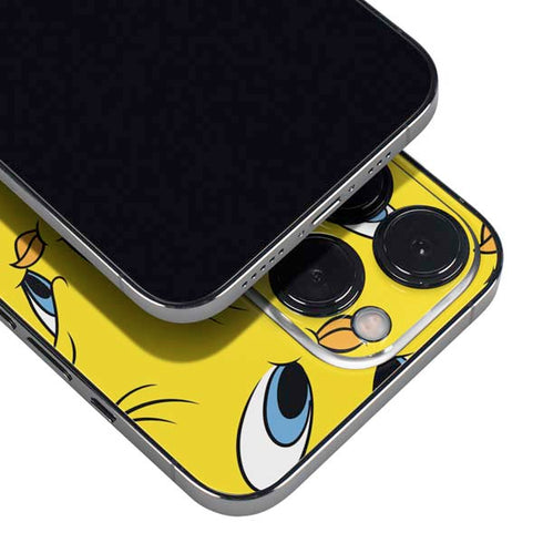 Looney Tunes Tweety Bird Super Sized Pattern iPhone 16 Pro Skin