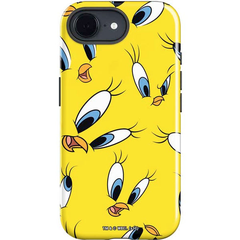 Looney Tunes Tweety Bird Super Sized Pattern iPhone 16e Impact Case