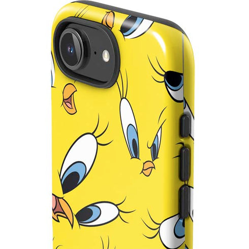 Looney Tunes Tweety Bird Super Sized Pattern iPhone 16e Impact Case