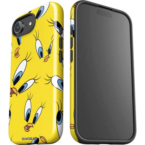 Looney Tunes Tweety Bird Super Sized Pattern iPhone 16e Impact Case