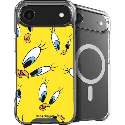 Looney Tunes Tweety Bird Super Sized Pattern iPhone 17 Air MagSafe Case