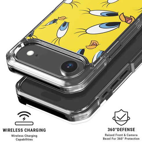 Looney Tunes Tweety Bird Super Sized Pattern iPhone 17 Air MagSafe Case