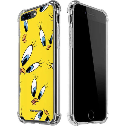 Looney Tunes Tweety Bird Super Sized Pattern iPhone Cases