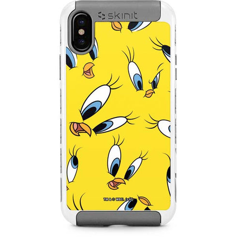 Looney Tunes Tweety Bird Super Sized Pattern iPhone Cases