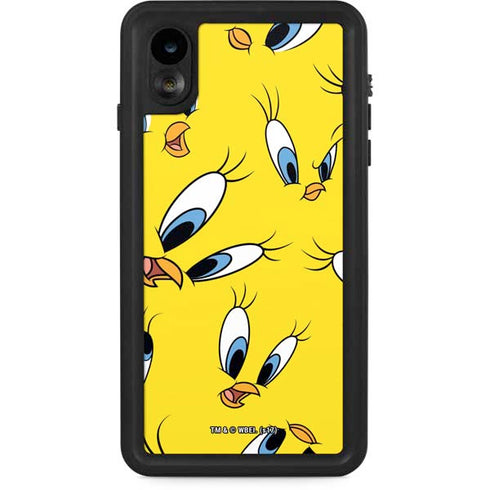 Looney Tunes Tweety Bird Super Sized Pattern iPhone Cases