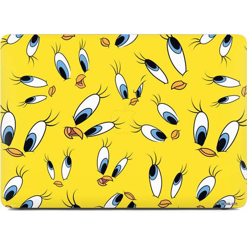 Looney Tunes Tweety Bird Super Sized Pattern Apple MacBook Air Skin