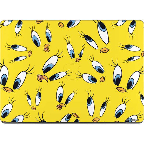 Looney Tunes Tweety Bird Super Sized Pattern Apple MacBook Pro 14-inch Skin