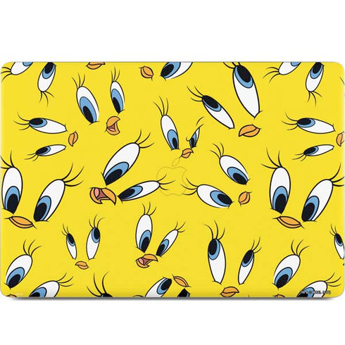 Looney Tunes Tweety Bird Super Sized Pattern MacBook Skins