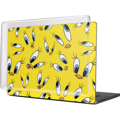 Looney Tunes Tweety Bird Super Sized Pattern MacBook Cases