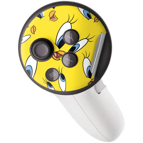 Looney Tunes Tweety Bird Super Sized Pattern Meta Quest 3S Skin